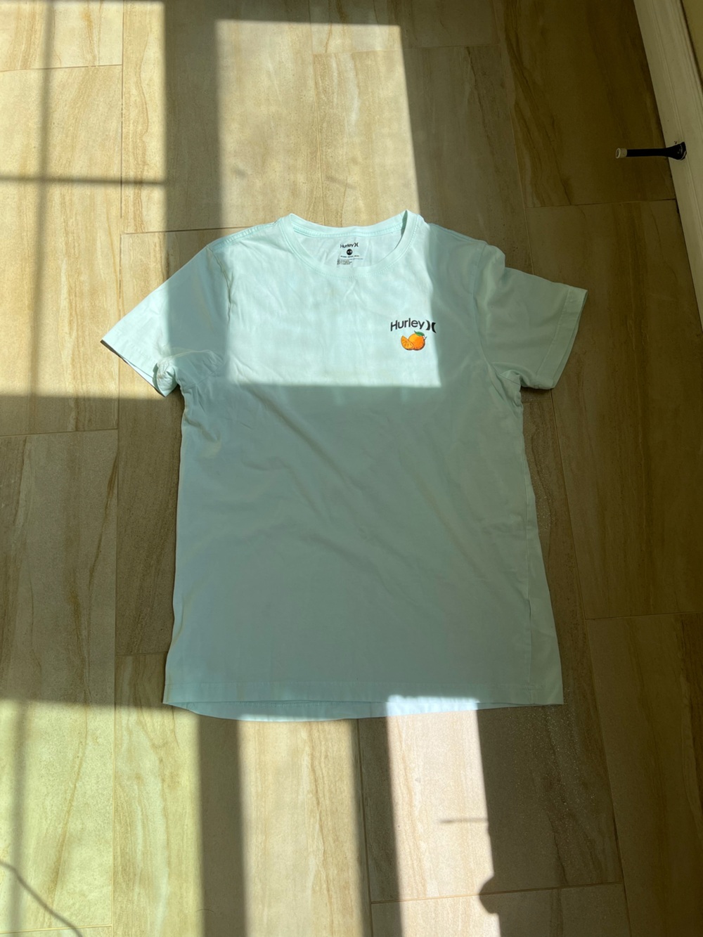 Hurley Men’s Mint Green Logo Short Sleeve Tee
